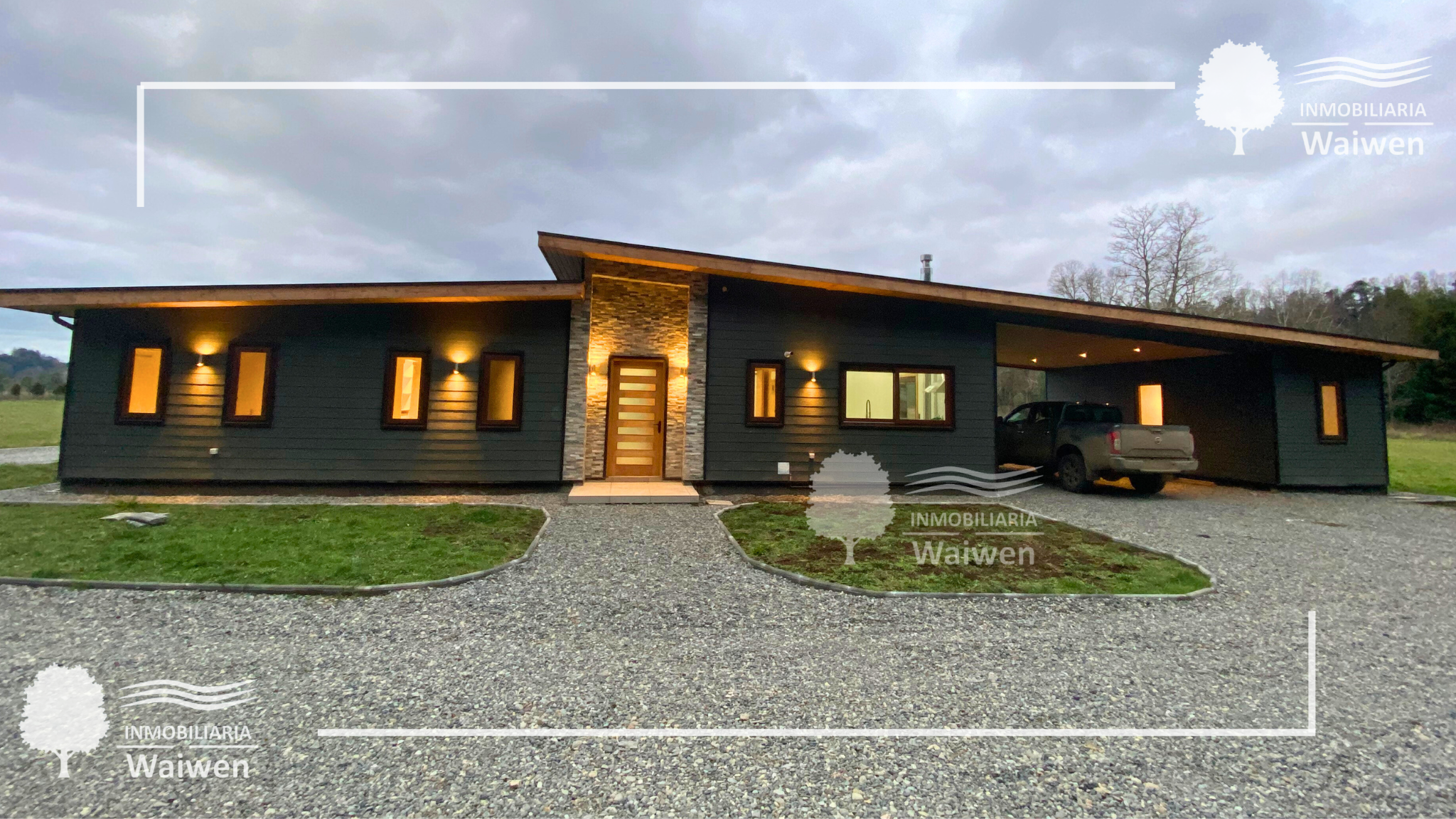 Casa moderna en el sur de Chile